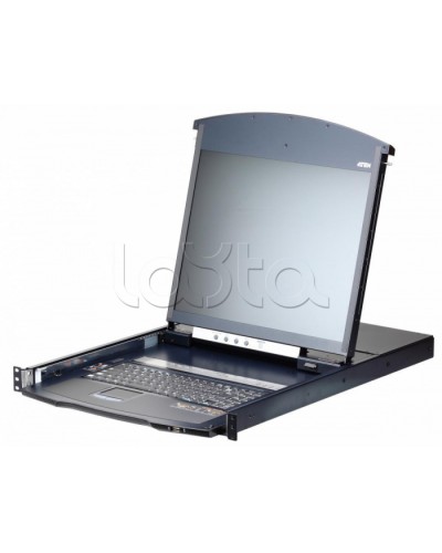 KVM консоль с переключателем ATEN KL1108VN-AXA-RG в Северске Оборудование для видеонаблюдения Pintop.ru