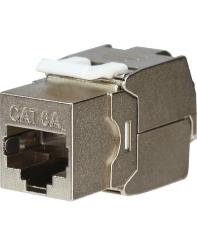 Модуль Keystone, Jack RJ-45(8P8C), FTP экранированный, CAT 6A, тип 180 град., самозажимной REXANT PRO 02-0361 в Северске Модули Keystone Pintop.ru