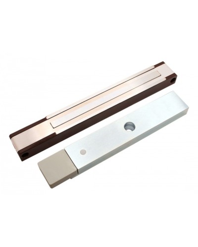 Электромагнитный замок с датчиком состояния двери ALeko ALM-200P (24В коричневый) в Северске Электромагнитные замки Pintop.ru