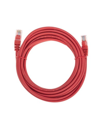 Патч-корд U/UTP, CAT 5e, RJ45-RJ45, 26AWG, LSZH, красный, 5м REXANT 02-0103-5 в Северске Патчкорды (медные) Pintop.ru