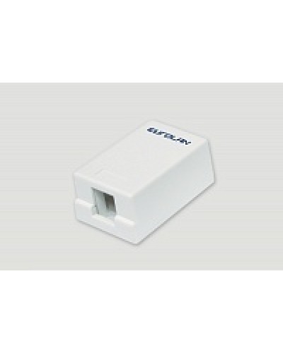 Коробка настенная EuroLan 12B-00-01WT в Северске Розетки компьютерные и телефонные Pintop.ru