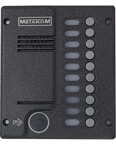 Блок вызова домофона Метаком MК10.2-RFEVN в Северске Вызывные видеопанели малоабонентные Pintop.ru