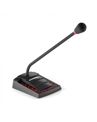 Пульт громкого оповещения STELBERRY F-702 в Северске Микрофонные консоли и микрофоны Pintop.ru