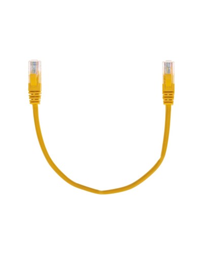 Патч-корд U/UTP, CAT 5e, RJ45-RJ45, 26AWG, LSZH, желтый, 0,3м REXANT 02-0105-03 в Северске Патчкорды (медные) Pintop.ru