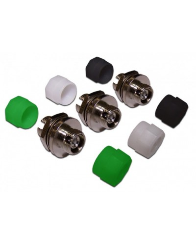 Адаптер оптический SC/APC без фланцев, SM, симплексный LANMASTER LAN-SC/NF-AM-APC в Северске Коннекторы Pintop.ru