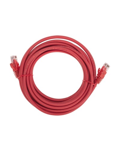 Патч-корд U/UTP, CAT 6, RJ45-RJ45, 26AWG, LSZH, красный, 5м REXANT 02-0293-5 в Северске Патчкорды (медные) Pintop.ru