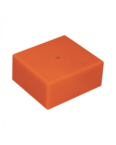 MB75 Коробка огн. E-110,о/п 75х75х40, с гладкими стенками,без галогена, заземление, IP41, 8P, (1,5-2,5 мм2), цвет оранж в Северске Распределительные коробки Pintop.ru