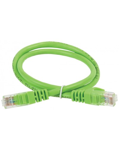 ITK Коммутационный шнур (патч-корд), кат.6 UTP, 1м, зеленый (PC02-C6U-1M) в Северске Патч-корды и пигтейлы Pintop.ru