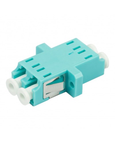 Адаптер оптический проходной LC-LC, OM3, дуплекс (duplex), бирюзовый Datarex DR-541123 в Северске Коммутационные изделия Pintop.ru
