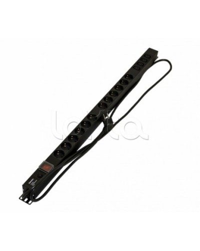 Блок розеток Hyperline SHE-12SH-4IEC-SF-2.5EU в Северске Блоки розеток Pintop.ru