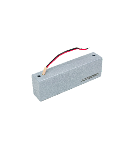 Электромагнитный замок AccordTec ML-300K с уголком, цвет Серебряный металлик в Северске Электромагнитные замки Pintop.ru