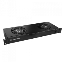 Блок 2-х вентиляторов 19", с подшипниками, без термостата, 1U TWT (TWT-CBB-FANB2-RACK)