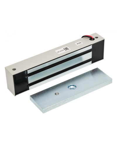 Электромагнитный влагозащищенный замок AccordTec ML-400K-2 с уголком (серый) в Северске Электромагнитные замки Pintop.ru