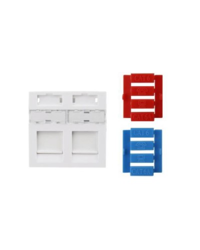 Вставка 45x45 (аналог Mosaic) Hyperline SIP3-2K-M45-45 в Северске Аксессуары для стоек и шкафов Pintop.ru