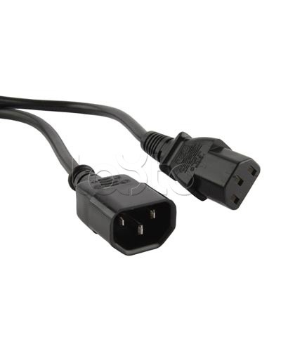 Кабель питания монитор-компьютер Hyperline PWC-IEC13-IEC14-5.0-BK в Северске Патч-корды и пигтейлы Pintop.ru
