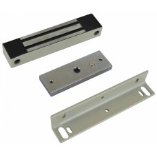 Замок электромагнитный влагозащищенный AccordTec ML-100K (белый) с уголком