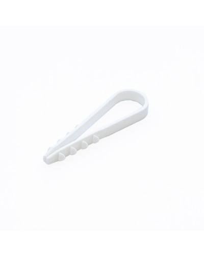 Дюбель-хомут для круглого кабеля d11-18 мм белый (100шт) Промрукав (PR08.6943) в Северске Крепеж: Дюбели, шурупы, саморезы Pintop.ru