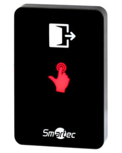 Сенсорная кнопка выхода накладная Smartec ST-EX410L-BK в Северске Кнопки выхода Pintop.ru