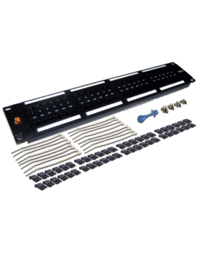 Патч-панель 19, 48 портов RJ-45, категория 6, UTP, 2U LANMASTER LAN-PPL48U6 в Северске Патч панель Pintop.ru