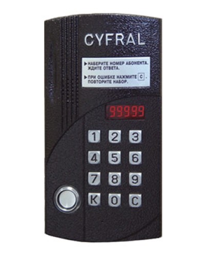 Блок вызова аудиодомофона на 20 абонентов Цифрал CCD-20/TCVС в Северске Блоки вызова многоабонентные Pintop.ru