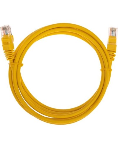 Патч-корд U/UTP, CAT 5e, RJ45-RJ45, 26AWG, LSZH, желтый, 2м REXANT 02-0105-2 в Северске Патчкорды (медные) Pintop.ru