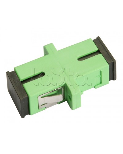 Соединитель проходной SC/APC-SC/APC, SM(для одномодового кабеля), simplex Cabeus SC/APC-SM в Северске Проходные адаптеры и розетки оптические Pintop.ru