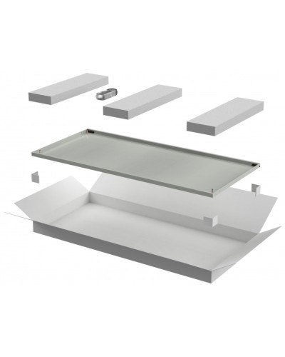 ITK LINEA E Дверь металлическая 600мм шкафа 42U сер. (LE35-42U6X-DM) в Северске Аксессуары для стоек и шкафов Pintop.ru