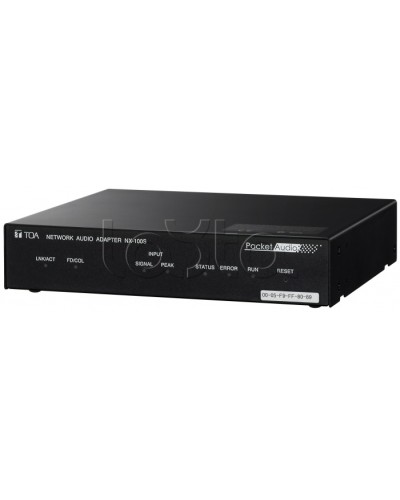 Шлюз передачи аудио, управляющих сигналов через сеть TOA NX-100S W в Северске Системы оповещения и трансляции TOA Pintop.ru