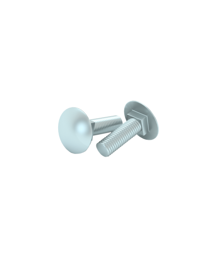 Болт с полукруглой головкой и квадратным подголовком М8х20 мм DIN 603 (упак. 100 шт) КМ-Профиль (BTG8-20) в Северске Крепеж Pintop.ru