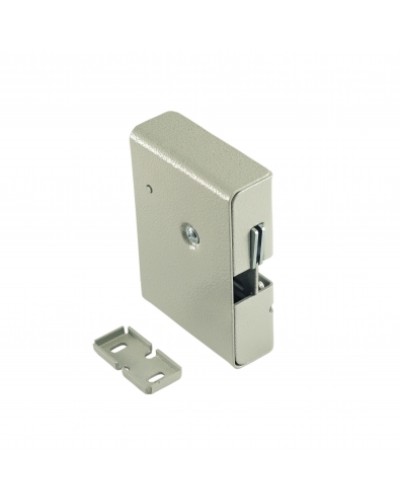 Замок электромеханический с толкателем и датчиком положения двери Promix-SM308.10.1 (серебро) в Северске Электромеханические замки Pintop.ru
