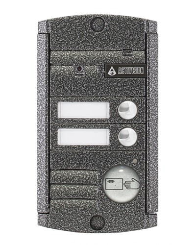 Видеопанель вызывная накладная цветная на 2 абонента с Proxy-считывателем Activision AVP-452 Proxy (PAL, антик) в Северске Вызывные видеопанели малоабонентные Pintop.ru