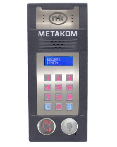 Многоабонентый антивандальный блок вызова со встроенной видеокамерой Метаком MК2018-RFMFСGV в Северске Блоки вызова многоабонентные Pintop.ru