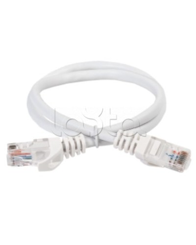 Коммутационный шнур (патч-корд) кат.5E UTP 0,5м белый ITK (PC08-C5EU-05M) в Северске Патч-корды и пигтейлы Pintop.ru