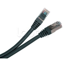 Патч-корд экранированный Hyperline PC-LPM-STP-RJ45-RJ45-C5e-1.5M-LSZH-BK