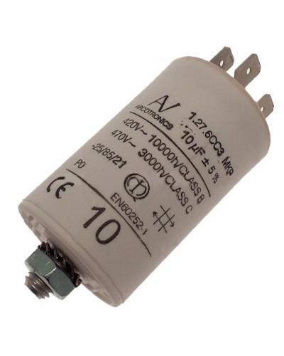 Конденсатор 10 мкФ с гибкими выводами для приводов CAME ATI CAME 119RIR295 в Северске Запчасти для шлагбаумов и автоматики Pintop.ru