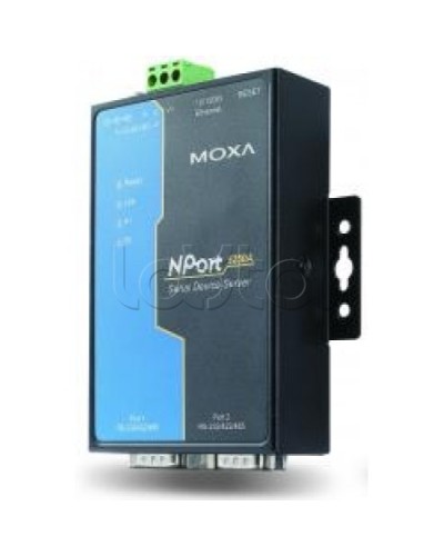 Сервер 2-портовый RS-232/422/485 в Ethernet Moxa NPort 5250A-T в Северске Дополнительное оборудование для ОПС Pintop.ru
