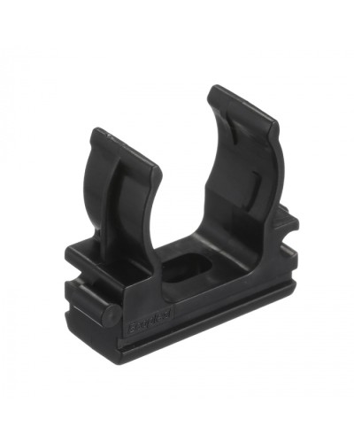 CF20G Держатель (клипса), без галогена, для труб D20мм, цвет чёрный (50 шт/упак) Экопласт (41720-50HF-BL) в Северске Держатели, клипсы, скобы Pintop.ru