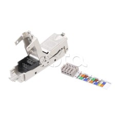 Адаптер проходной Hyperline (CA3-IDC-C6-SH-F-SL)