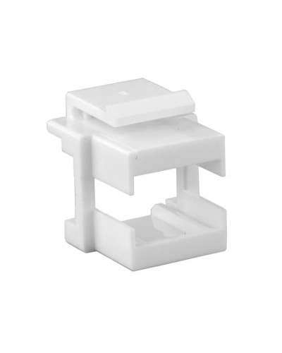 Вставка формата Keystone Jack, для проходного адаптера SC или dLC Hyperline (KJ1-SC/DLC-WH) в Северске Модули Keystone Pintop.ru