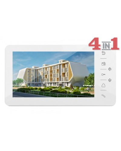 Монитор цветного видеодомофона Tantos Prime HD (White) VZ в Северске Абонентские видеоустройства Pintop.ru