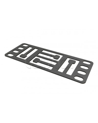 Кронштейн Hyperline (PMR-1U-T-RAL9005) в Северске Аксессуары для стоек и шкафов Pintop.ru