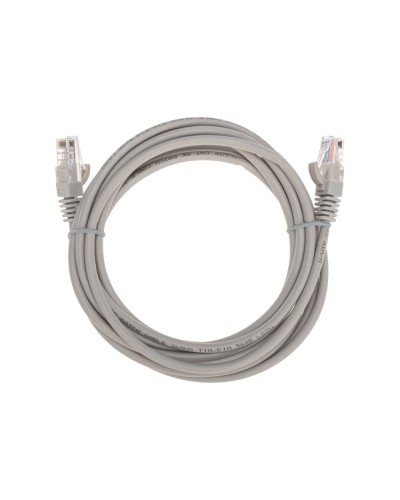 Патч-корд U/UTP, CAT 5e, RJ45-RJ45, 26AWG, LSZH, серый, 3м REXANT 02-0100-3 в Северске Патчкорды (медные) Pintop.ru