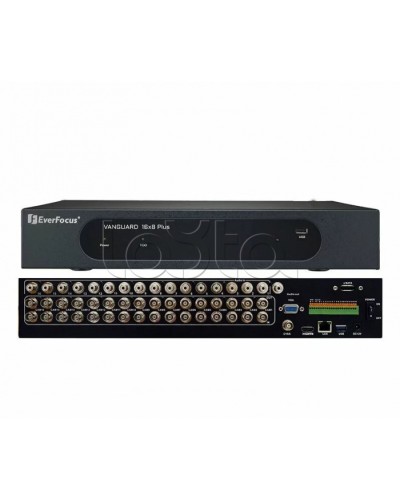 Видеорегистратор 16-канальный EverFocus VANGUARD II 16x8H Plus в Северске Видеорегистраторы гибридные Pintop.ru