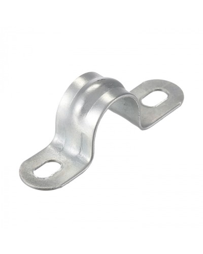 Скоба оцинк. с двумя отверстиями, для трубы D14мм(5шт) Экопласт (43614-5) - Скоба оцинкованная с двумя отверстиями, для трубы D14мм(5шт) Экопласт в Северске Держатели, клипсы, скобы Pintop.ru