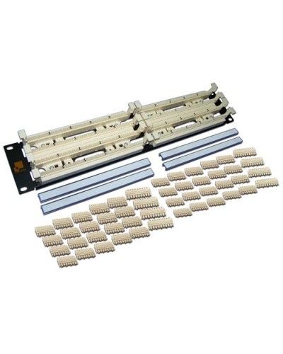 Панель кроссовая 110 типа, 200 пар, 19, 2U LANMASTER LAN-RS110-200FT в Северске Кроссовое оборудование тип 110 Pintop.ru