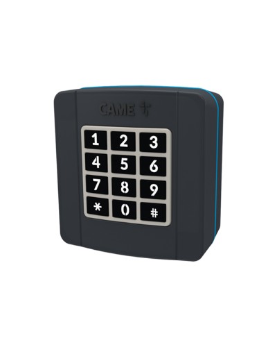 Проводная накладная кодонаборная клавиатура Came 806SL-0280 - SELT1BDG, подключаемая к шине CXN, 12 кнопок, синяя подсветка, RAL7024 в Северске Запчасти для шлагбаумов и автоматики Pintop.ru