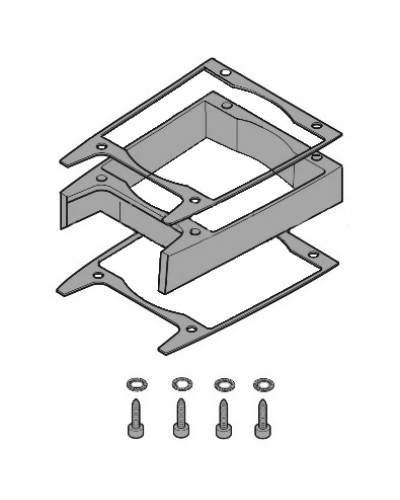 Удлинитель кожуха электродвигателя C-BXK, C-BXEK Came 119RICX043 в Северске Запчасти для шлагбаумов и автоматики Pintop.ru