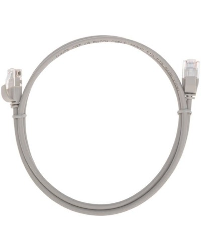 Патч-корд U/UTP, CAT 6A (10G), RJ45-RJ45, 28AWG, LSZH, серый, 1м REXANT 02-0380-1 в Северске Патчкорды (медные) Pintop.ru
