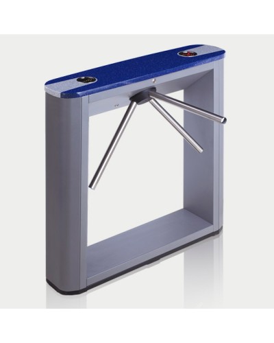 Турникет тумбовый электромеханический с планками антипаника, синей крышкой PERCo-TTD-03.1G (планки антипаника, синяя крышка) в Северске Турникеты Pintop.ru
