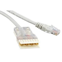 Патч-корд 110 тип-RJ45, 1 пара (1 м) Hyperline PC-110-RJ45-1P-CX-1M-LSZH-GY